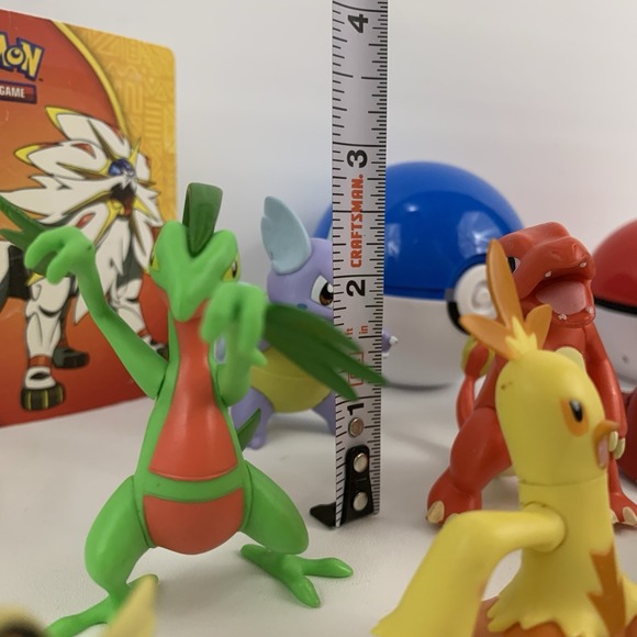 Pokemon Figures Lot Ivysaur Grovyle Wartortle Charmeleon Poke Ball Tomy Figures - Picture 16 of 16